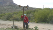 PICTURES/Pinal City Ghost Town - Legends of Superior Trails/t_Arlene - Silly Shot.JPG